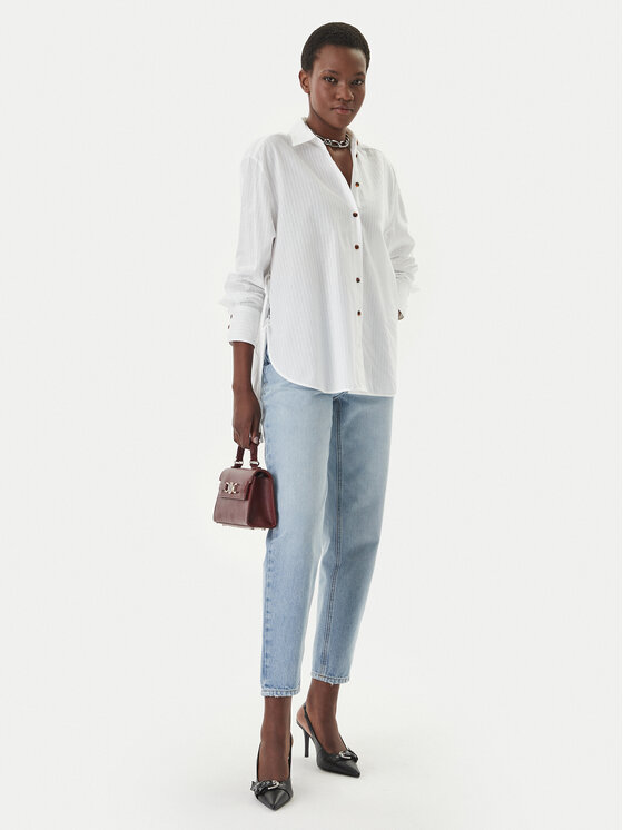 HUGO HUGO Krekls Erigeron 50559507 Balts Relaxed Fit