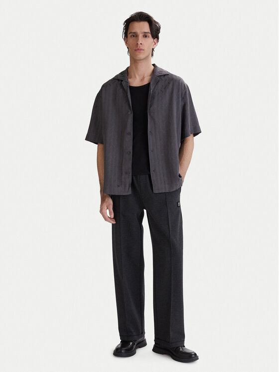 HUGO HUGO Camicia Espino 50560614 Grigio Oversize