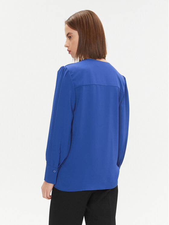 Rinascimento Rinascimento Bluză CFC0115342003 Albastru Regular Fit