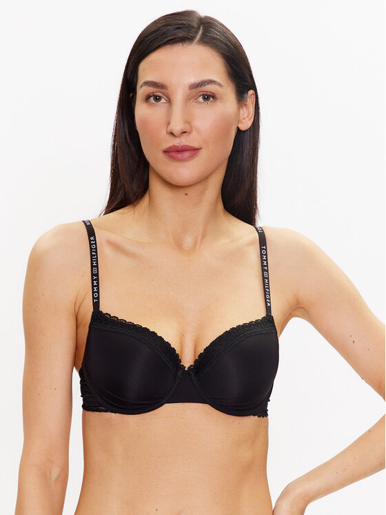 Tommy Hilfiger Push Up Bra UW0UW04594 - Black