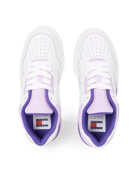 Tommy Jeans Tommy Jeans Сникърси Tjw New Basket Sneaker Lc EN0EN02524 Виолетов