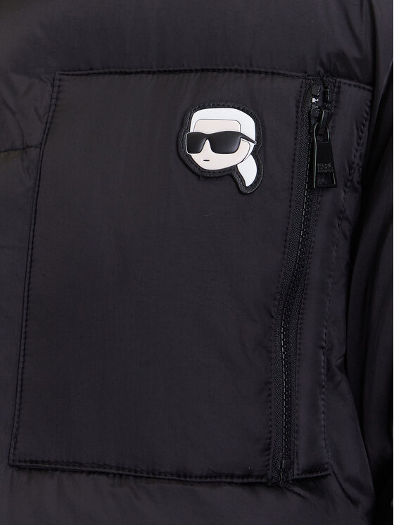 KARL LAGERFELD KARL LAGERFELD Zimní bunda A3W15020 Černá Regular Fit