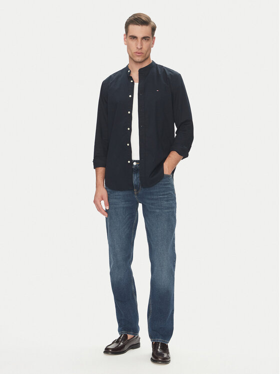 Tommy Hilfiger Tommy Hilfiger Košeľa MW0MW39966 Tmavomodrá Regular Fit