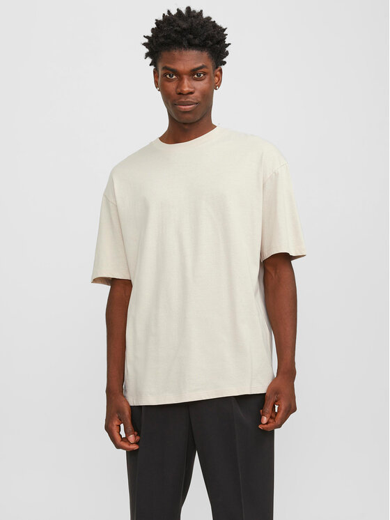 Jack & Jones Póló Bradley 12249319 Bézs Regular Fit