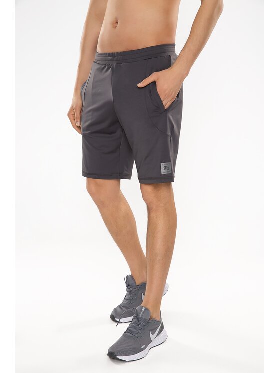 ROUGH RADICAL ROUGH RADICAL Szorty sportowe SPACE SHORTS Szary Slim Fit