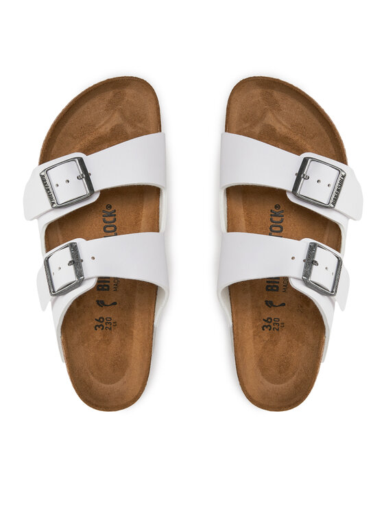 Birkenstock Birkenstock Klapki Birkenstock Arizona BF Biały