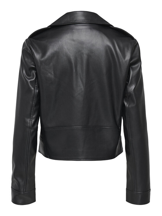 ONLY ONLY Műbőr dzseki Carmen 15361396 Fekete Regular Fit
