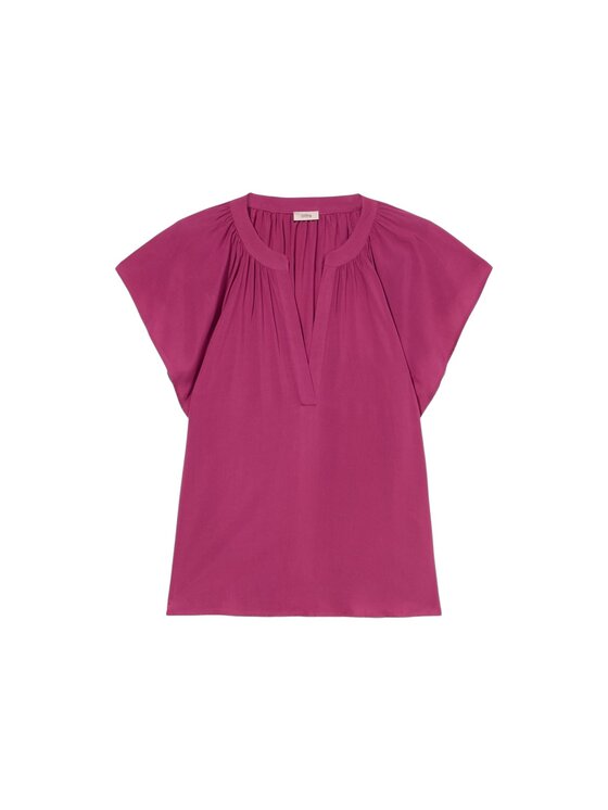 Oltre Oltre Blusa 2480J000718N019 Bordeaux Regular Fit