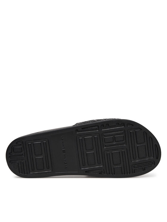 Tommy Hilfiger Tommy Hilfiger Papucs Th Monogram Poolside FW0FW08525 Fekete