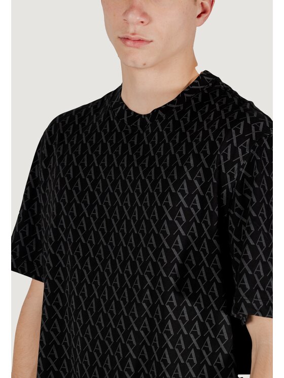 Armani Exchange Armani Exchange T-Shirt XM001228 AF10356 Czarny Shirt Fit
