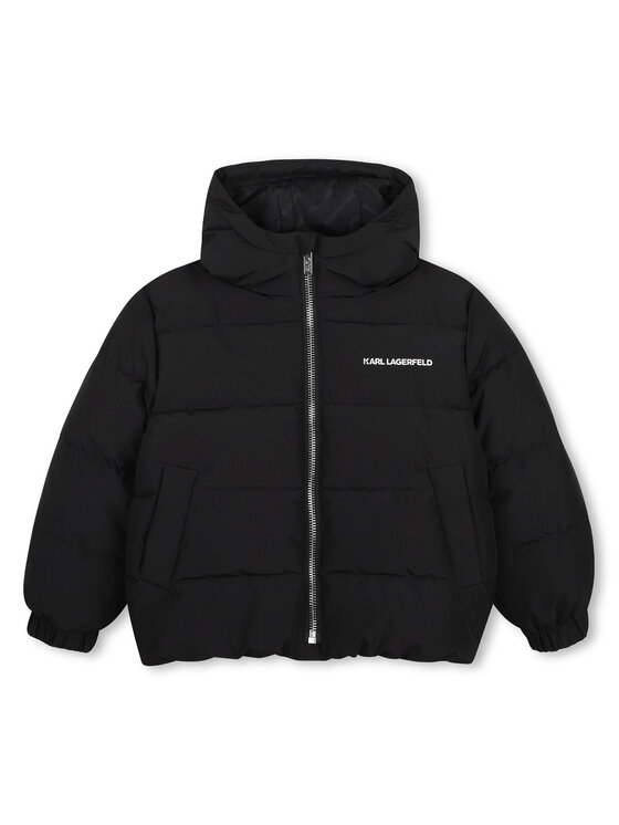 Karl Lagerfeld Kids Karl Lagerfeld Kids Зимова куртка Z31393 D Чорний Regular Fit