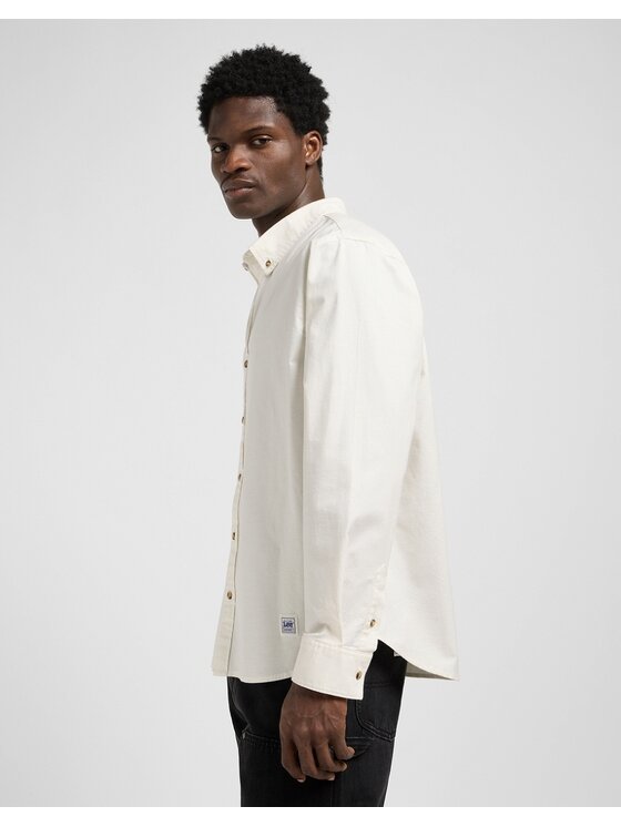 Lee Lee Camicia NO POCKET BUTTON DOWN Beige Relaxed Fit