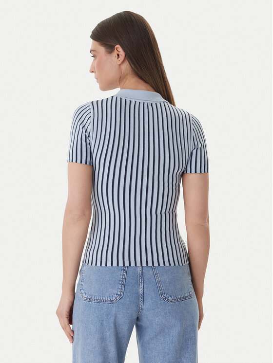 Guess Guess Maglione W6GR09 Z0590 Celeste Regular Fit