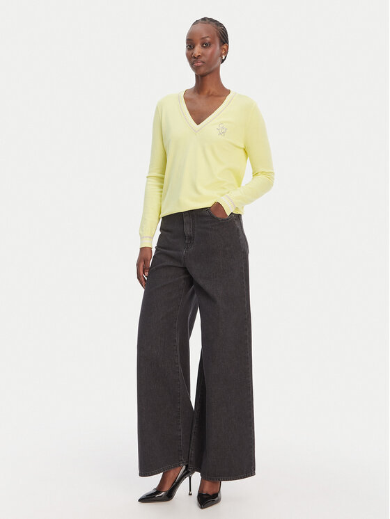 Liu Jo Sport Liu Jo Sport Maglione TA6068 MS49I Giallo Regular Fit