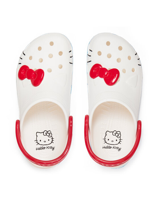 Crocs Crocs Plätud Hello Kitty Iam Classic Clog 209438 Valge