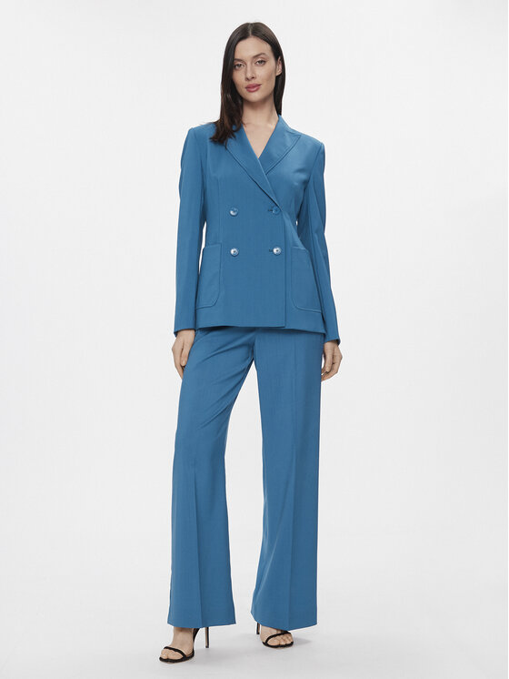 Weekend Max Mara Weekend Max Mara Marynarka Nervoso 2415041041 Niebieski Regular Fit