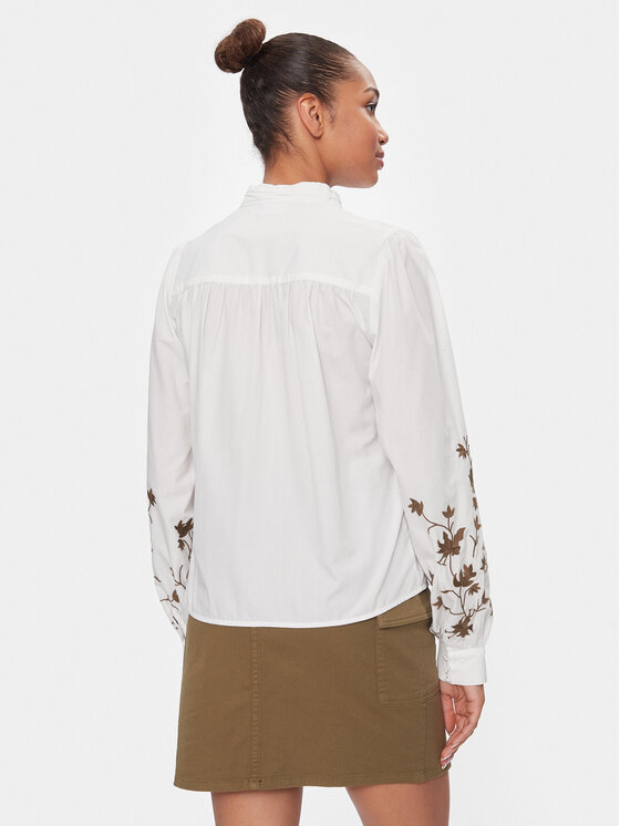 Vila Vila Särk 14090057 Valge Regular Fit