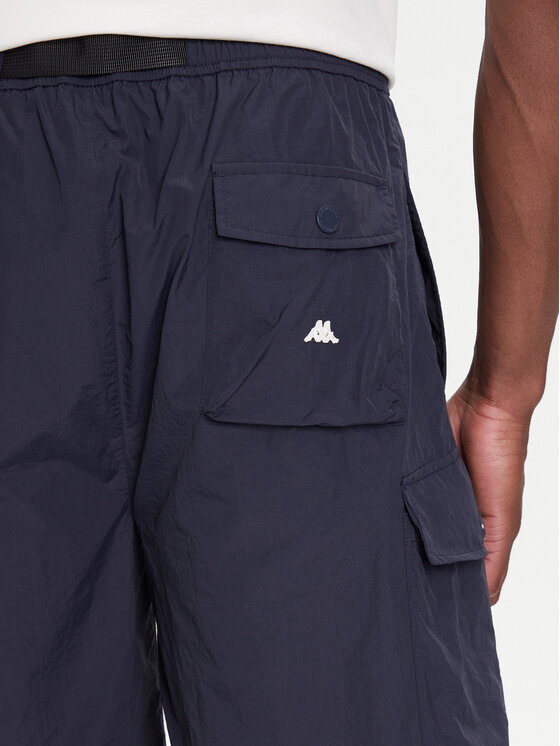 Robe di Kappa Robe di Kappa Stoffshorts Giovani 67124BW Dunkelblau Regular Fit