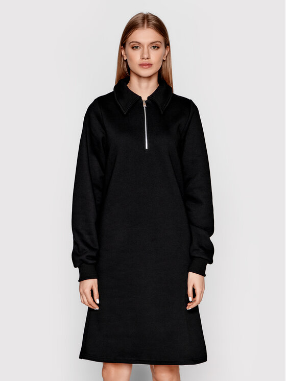 Gestuz Rochie tricotată Nankitagz 10905895 Negru Regular Fit