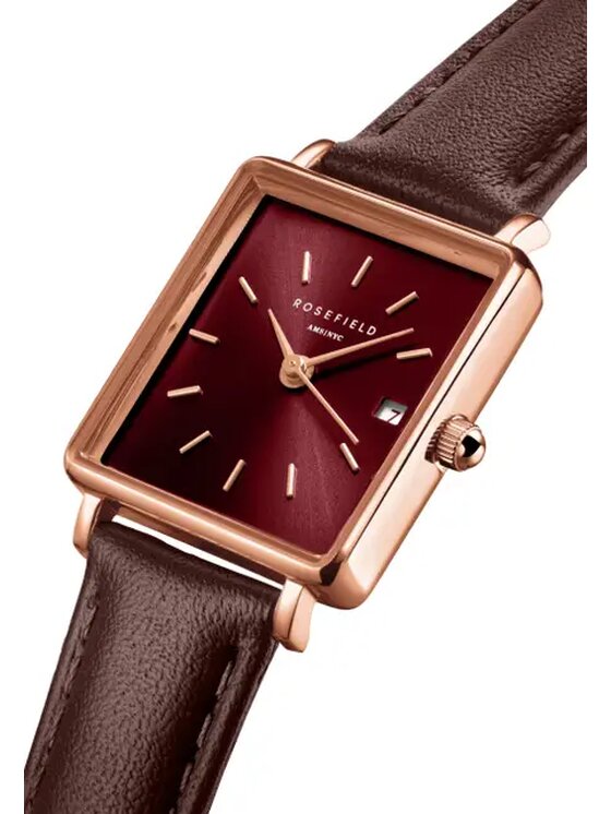 Rosefield Rosefield Zegarek Boxy XS Czerwony