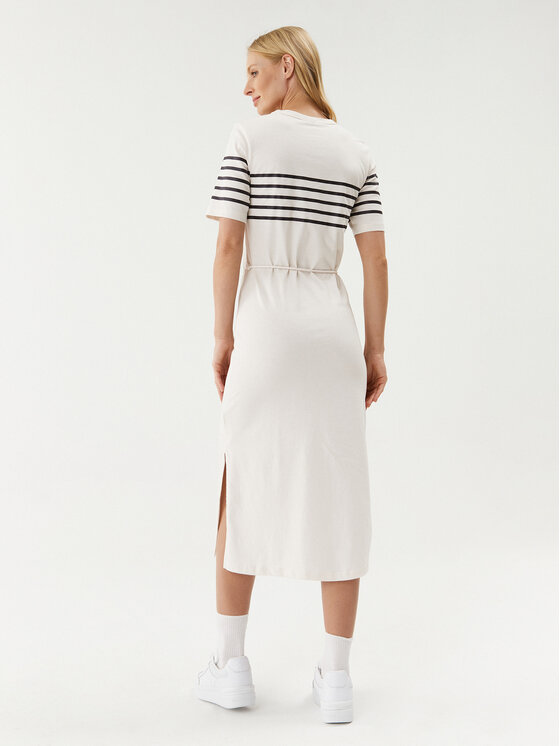 Tommy Hilfiger Tommy Hilfiger Ежедневна рокля WW0WW37850 Екрю Regular Fit