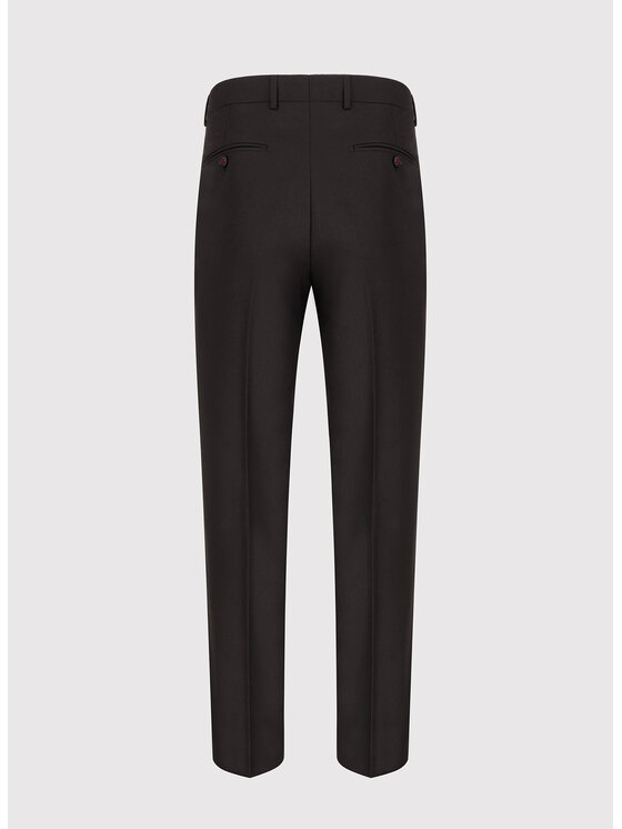Pako Lorente Pako Lorente Spodnie garniturowe P24SF-6S-005 Bordowy Slim Fit