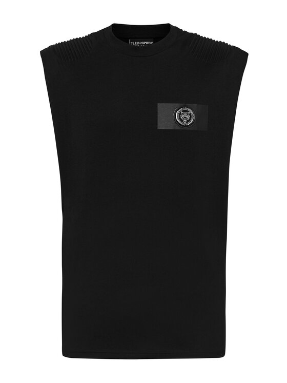 Plein Sport Plein Sport Tank top 14171 Czarny Regular Fit