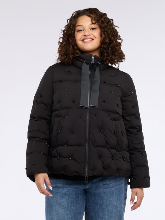 Fiorella Rubino Fiorella Rubino Giubbotto piumino F465T001366N033 Nero Regular Fit