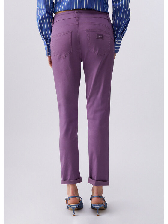 Liu Jo Liu Jo Pantaloni di tessuto WA6255T373A83522 Viola Regular Fit