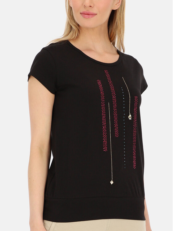 L’AF L’AF T-Shirt Lira Czarny Regular Fit