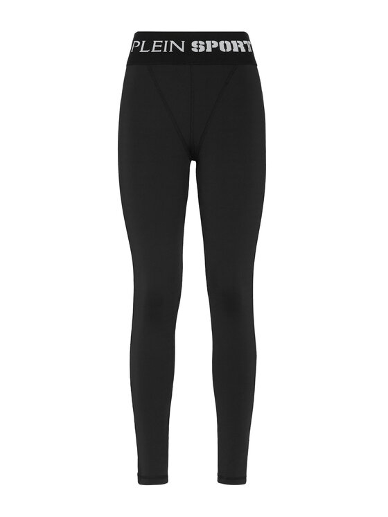 Plein Sport Plein Sport Legginsy 9365 Czarny Active Fit