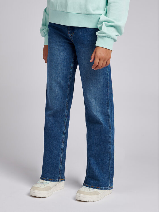 Lee Lee Stoffhose Carol Straight LEG5001 Dunkelblau Regular Fit