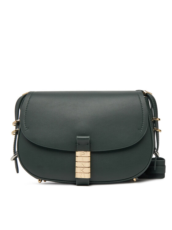 Geantă PINKO Saddle Mini PE PLTT 103831 A270 Verde