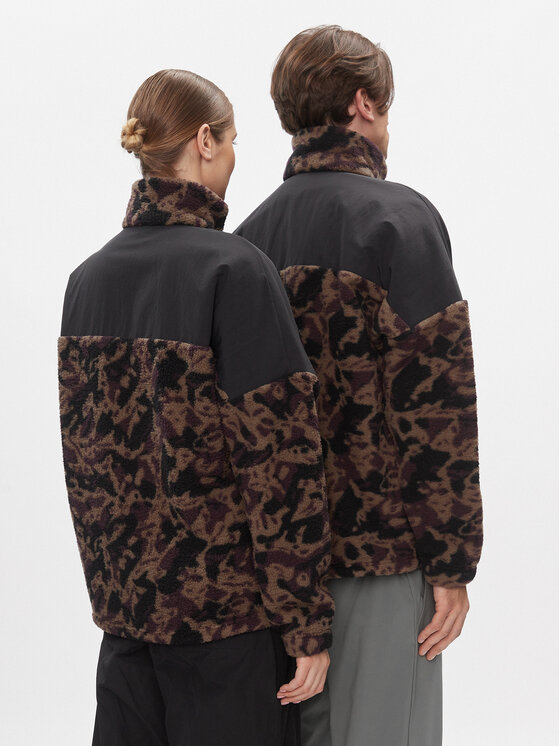 Jack Wolfskin Jack Wolfskin Fleece Maarweg Print Jkt 1711231 Καφέ Regular Fit