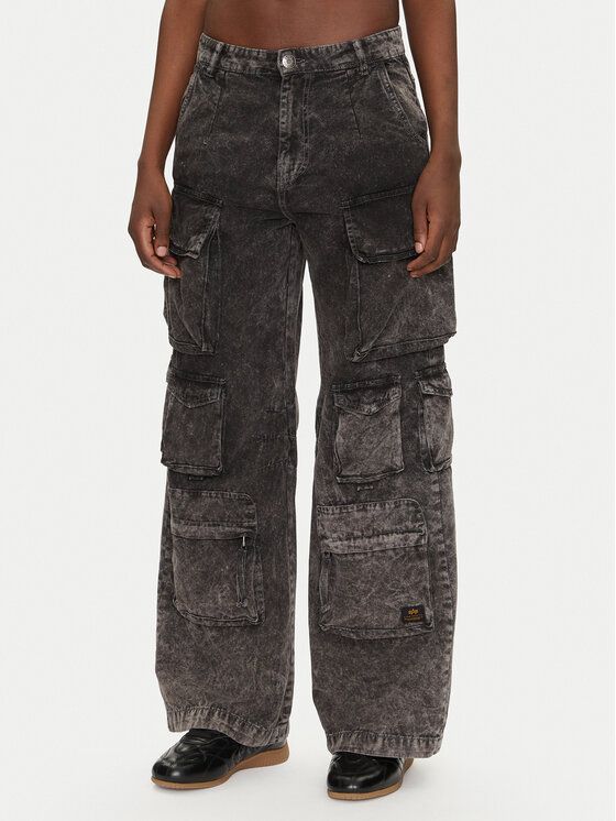 Alpha Industries Alpha Industries Cargo kalhoty 148022 Šedá Regular Fit