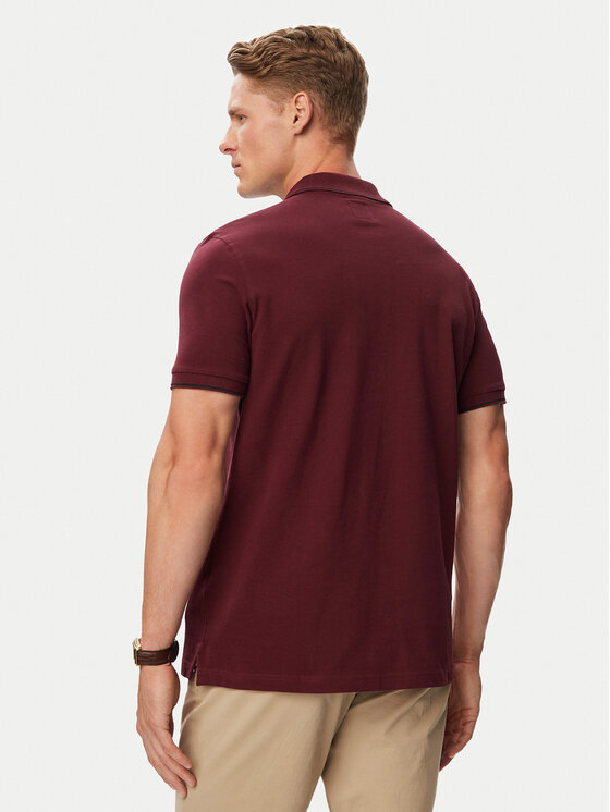 Beverly Hills Polo Club Beverly Hills Polo Club Poloshirt P-SS26M-P42561 Dunkelrot Regular Fit