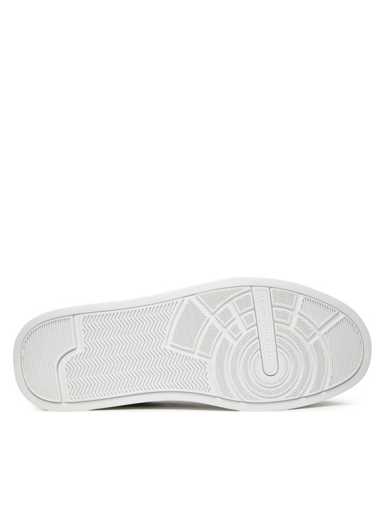 Tommy Hilfiger Tommy Hilfiger Sneakersy Th Court Summer Suede FM0FM05517 Granatowy