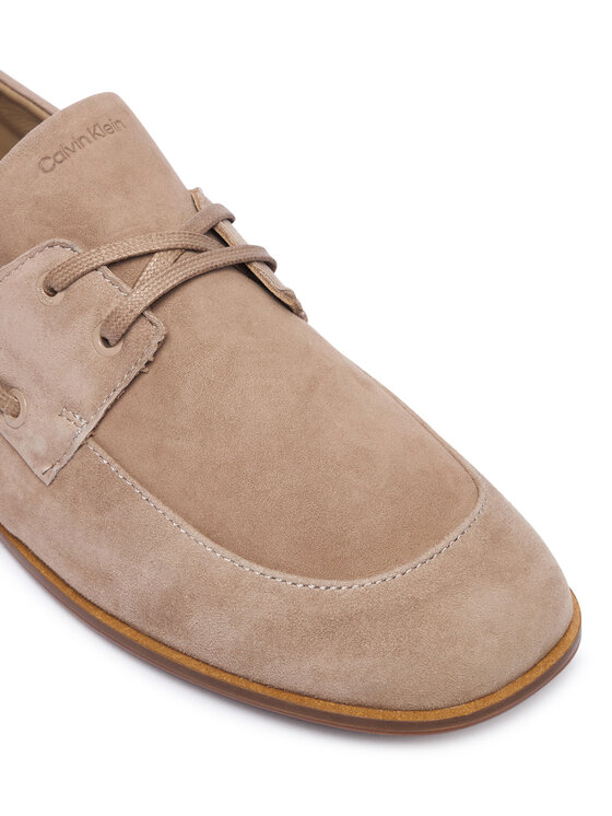 Calvin Klein Calvin Klein Polobotky Ess Boatshoe Suede HW0HW03290 Béžová