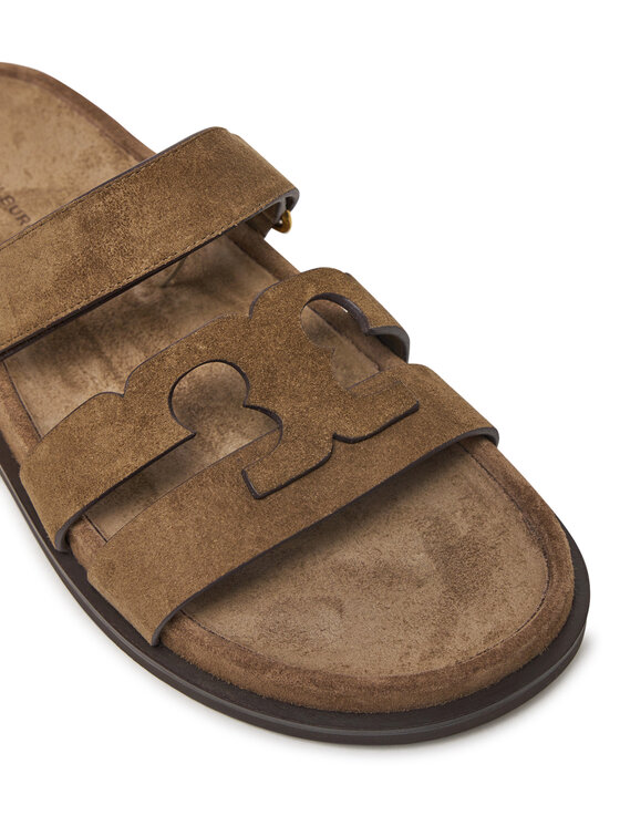 Tory Burch Tory Burch Šľapky Ines Sport Slide 163481 Hnedá