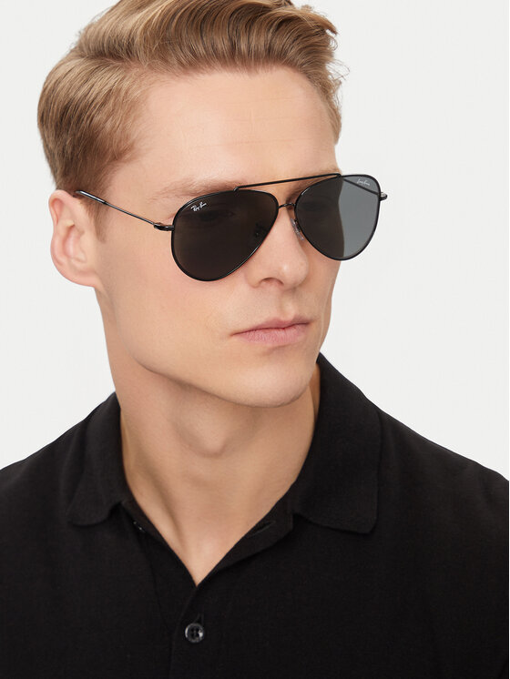 Ray-Ban Ray-Ban Occhiali da sole Aviator Reverse 0RBR0101S 002/GR Nero