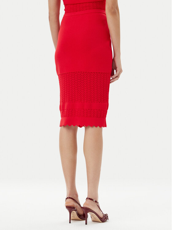 Gaudi Gaudi Pouzdrová sukně 511FD73005 Červená Slim Fit