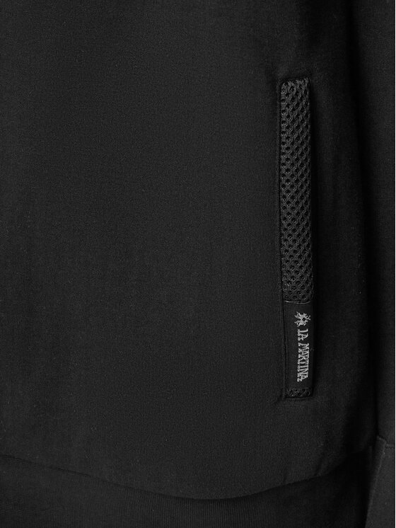 La Martina La Martina Felpa YMF307 FP571 Nero Regular Fit