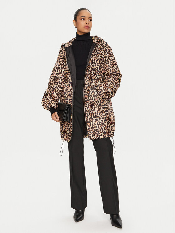 ViCOLO ViCOLO Cappotto di transizione TS0239 Marrone Regular Fit