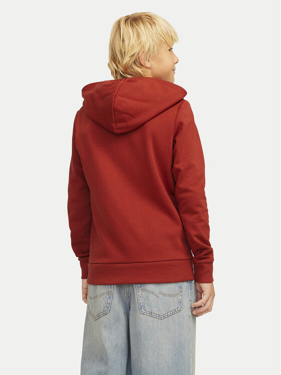 Jack&Jones Junior Jack&Jones Junior Majica dugih rukava Kam Varsity 12266761 Crvena Standard Fit