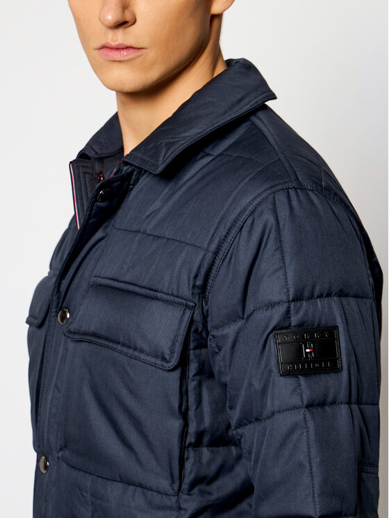 Tommy Hilfiger Tommy Hilfiger Bunda pro přechodné období Quilted Airfield MW0MW14880 Tmavomodrá Regular Fit