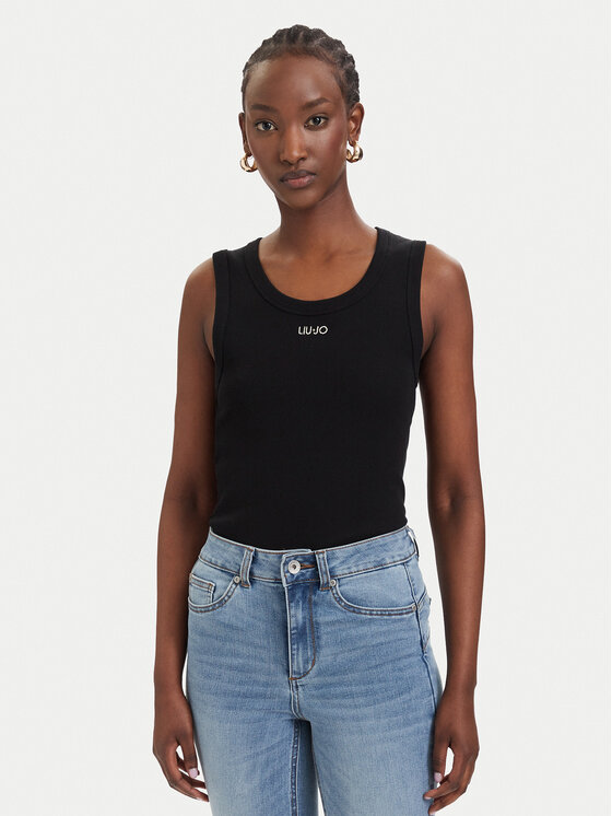 Liu Jo Sport Top TA6097 J4822 Negru Slim Fit