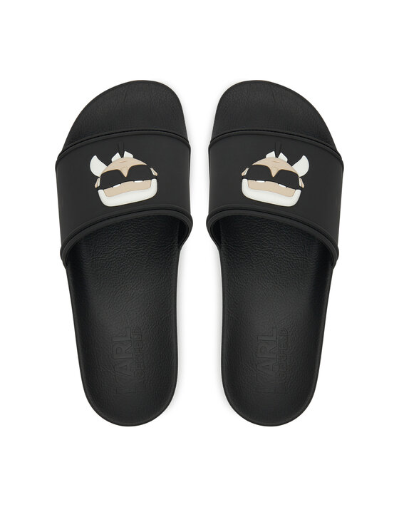 KARL LAGERFELD KARL LAGERFELD Papucs Kondo KL70005A Fekete