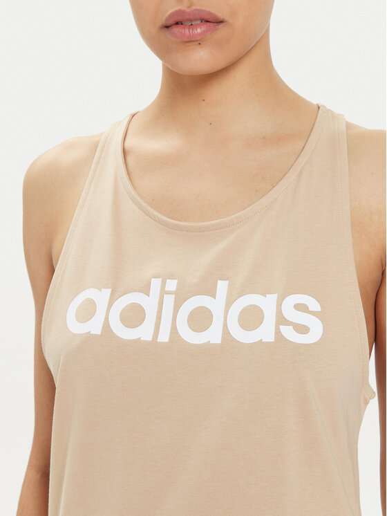 adidas adidas Top Essentials IS2087 Beżowy Regular Fit