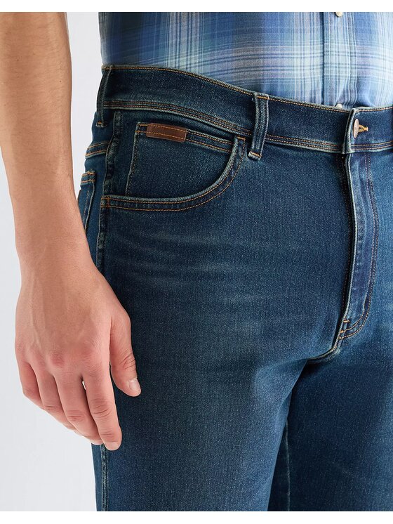 Wrangler Wrangler Pantaloncini di jeans TEXAS SHORTS Blu Regular Fit