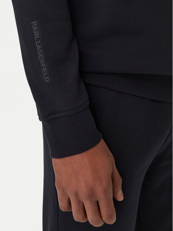 KARL LAGERFELD KARL LAGERFELD Džemperis ar kapuci 705710 561900 Tumši zils Regular Fit